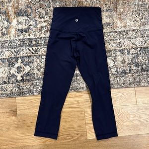 Lululemon Align Pant Leggings Tights 7/8 Women's Size 2 EUC Navy